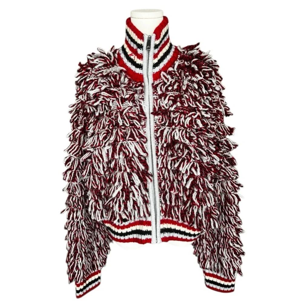 Perfect Moment x H&M BOUCLÉ-Knit Wool Cardigan Large